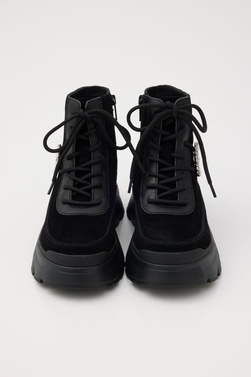 ミーリーワークスニーカーブーツ D/BLK 23.0cm