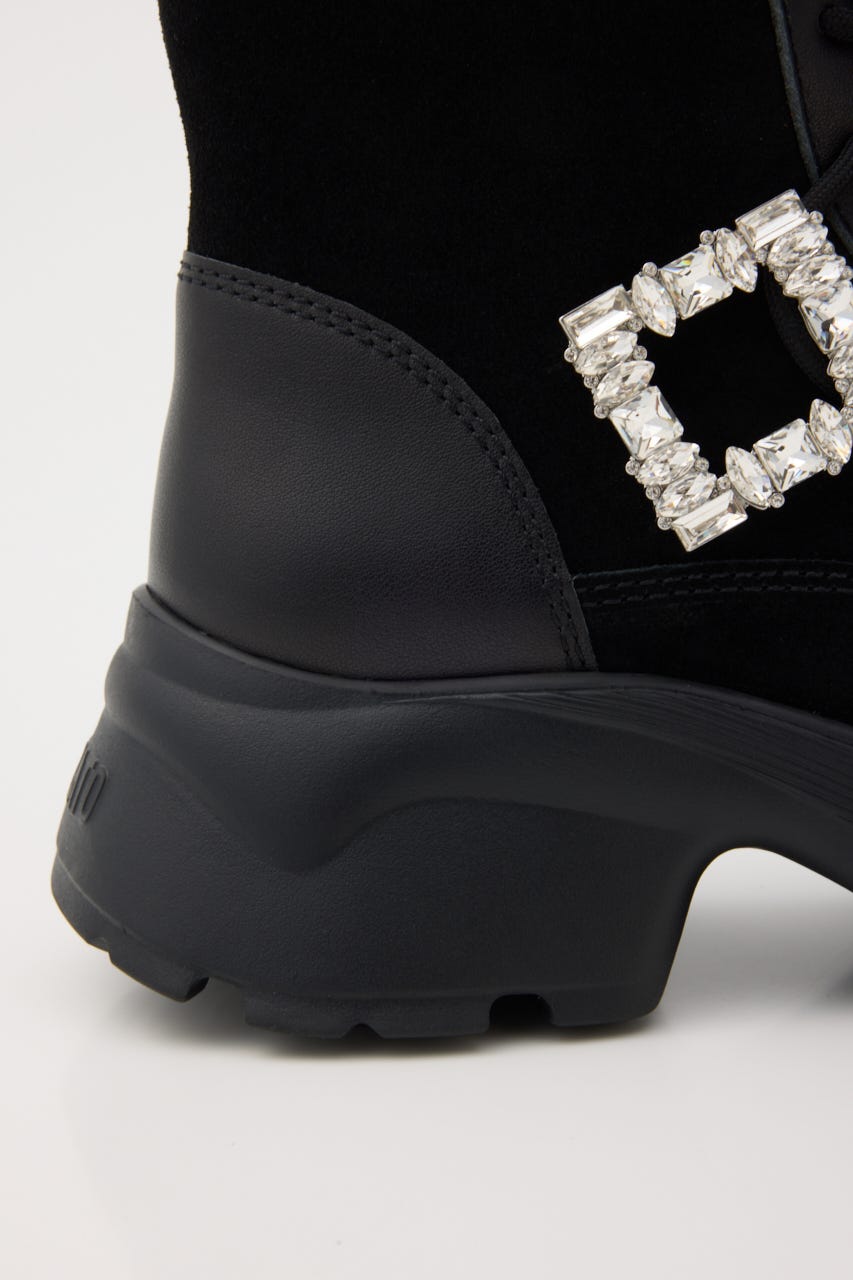 ミーリーワークスニーカーブーツ D/BLK 23.0cm