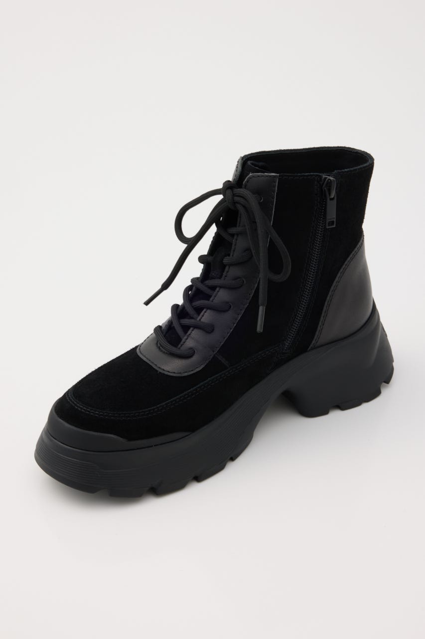ミーリーワークスニーカーブーツ D/BLK 23.0cm