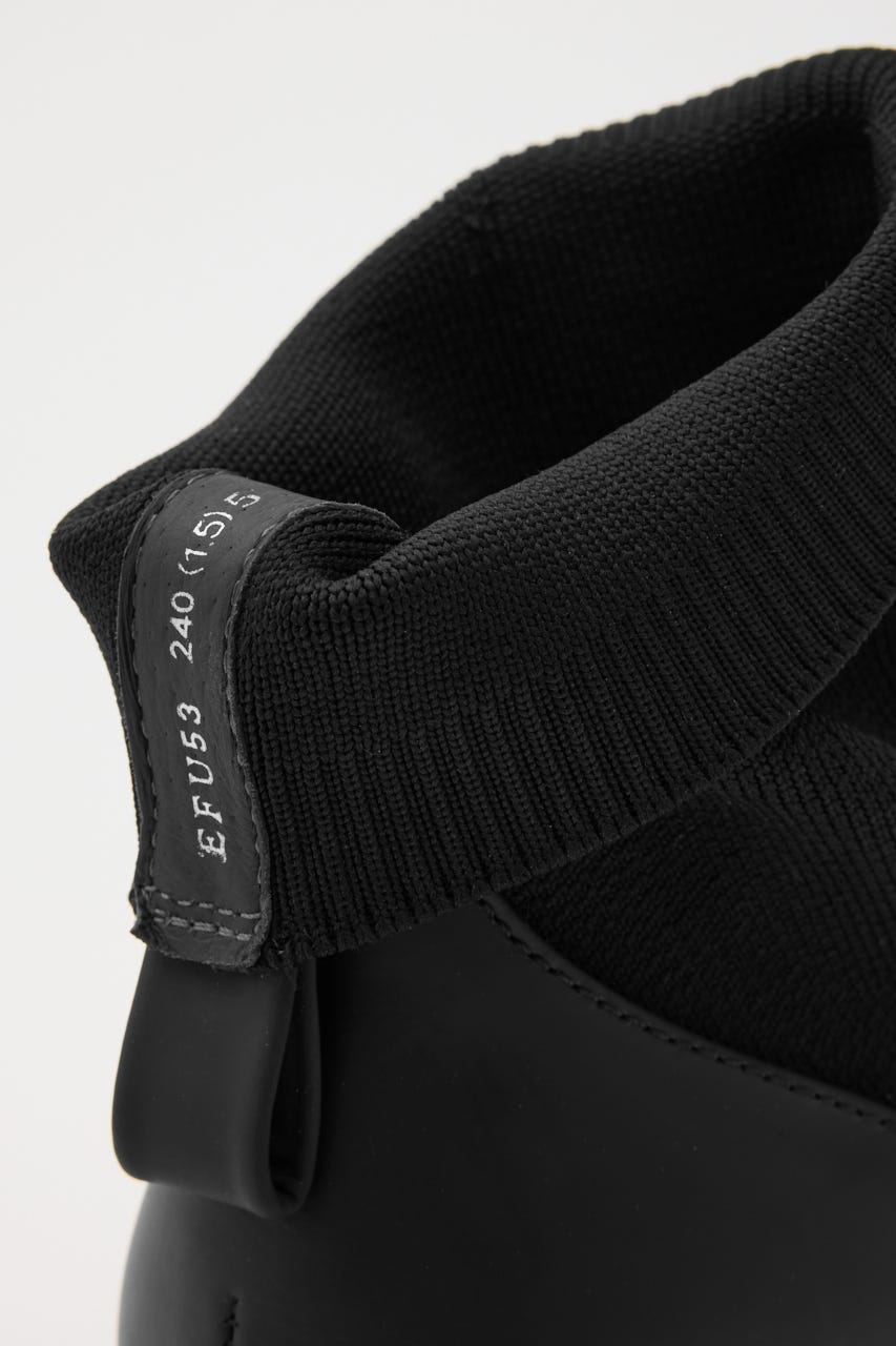 レースアップライトソールブーツ BLK 23.0cm