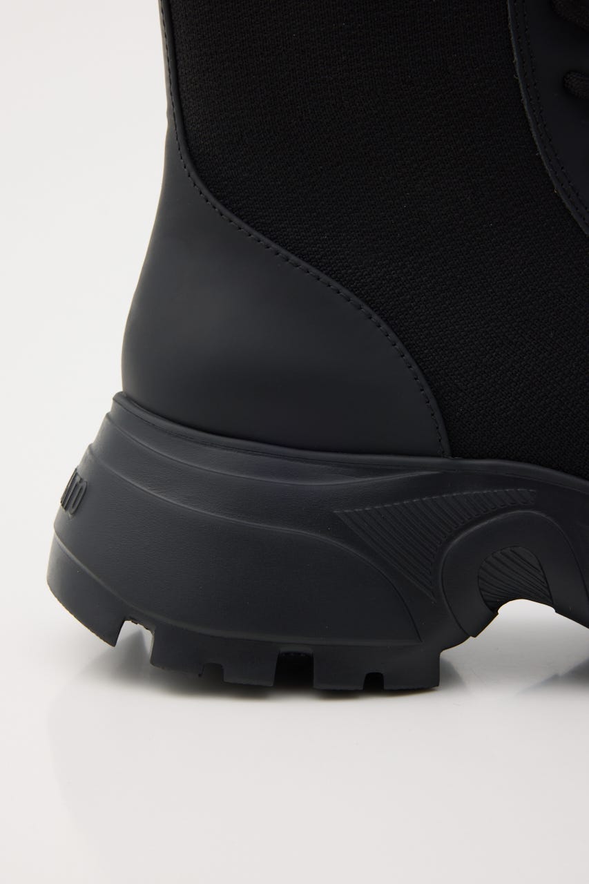 レースアップライトソールブーツ BLK 23.0cm