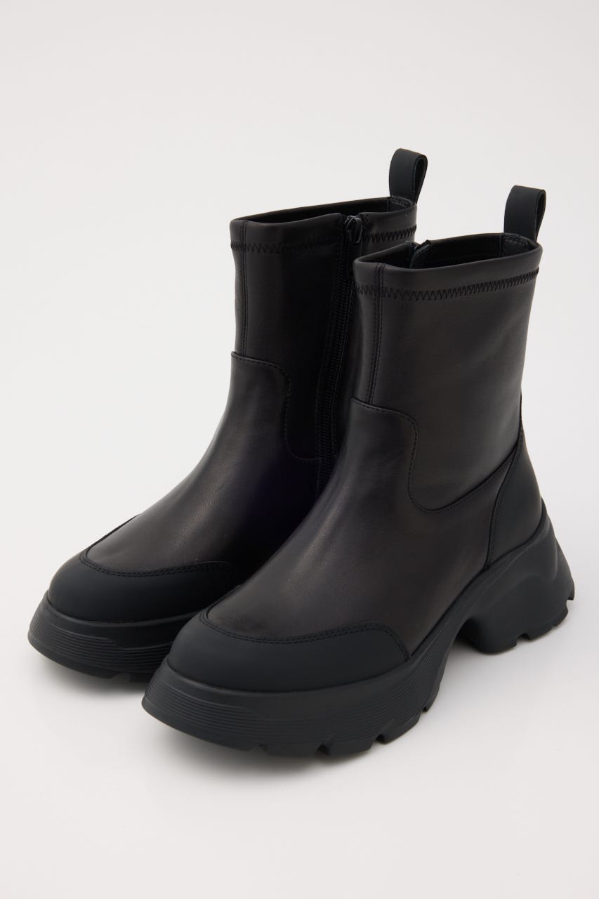 ストレッチライトソールブーツ BLK 23.5cm