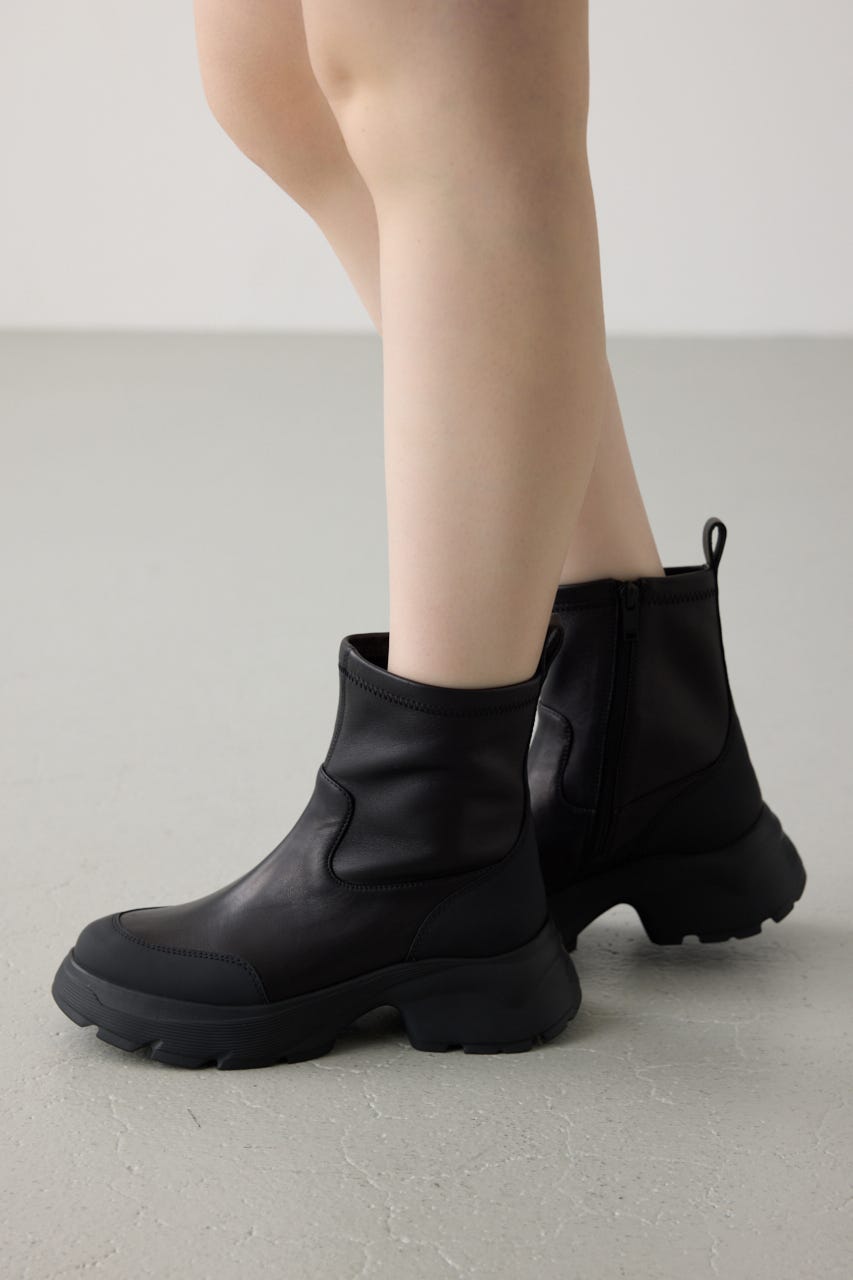 ストレッチライトソールブーツ BLK 23.5cm