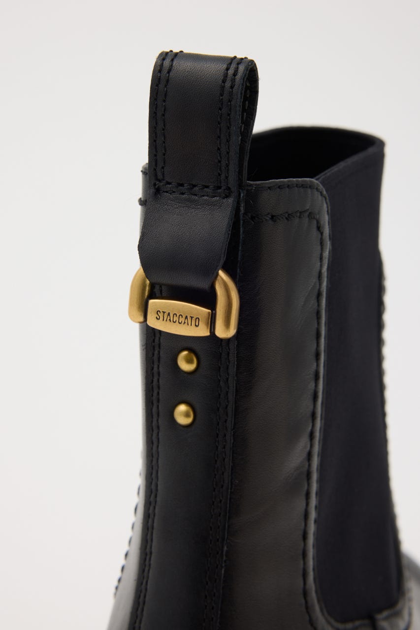 トリーチェルシータンクソールブーツ BLK 23.5cm