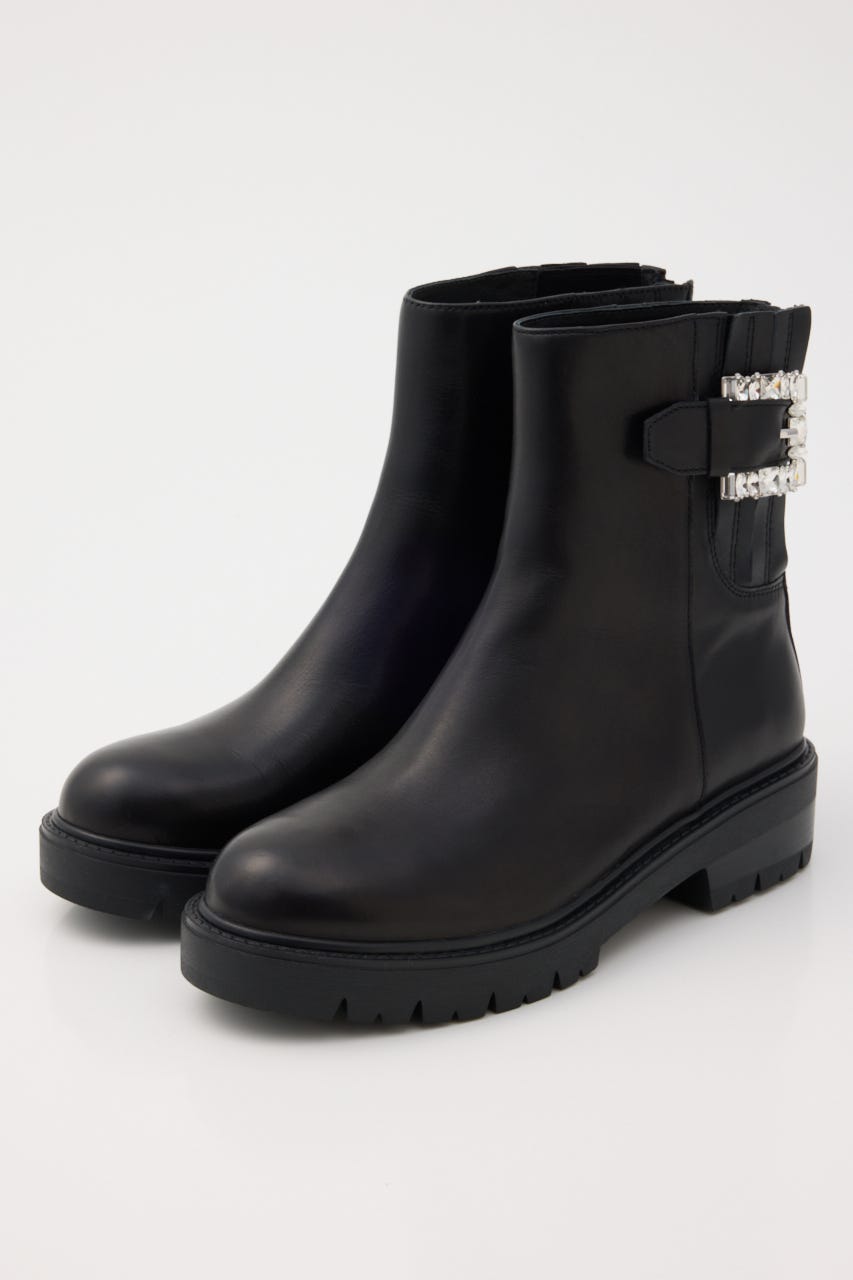 アラベラサイドベルトブーツ BLK 23.5cm