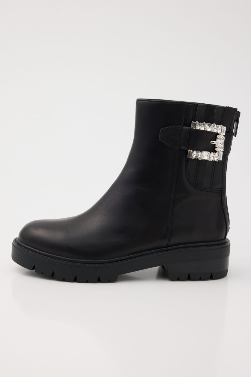 アラベラサイドベルトブーツ BLK 23.5cm