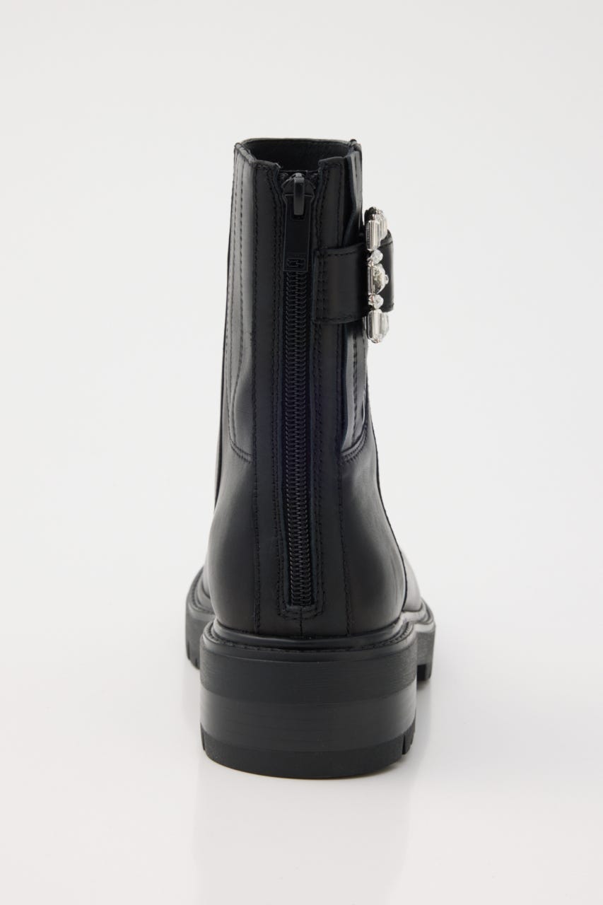 アラベラサイドベルトブーツ BLK 23.5cm