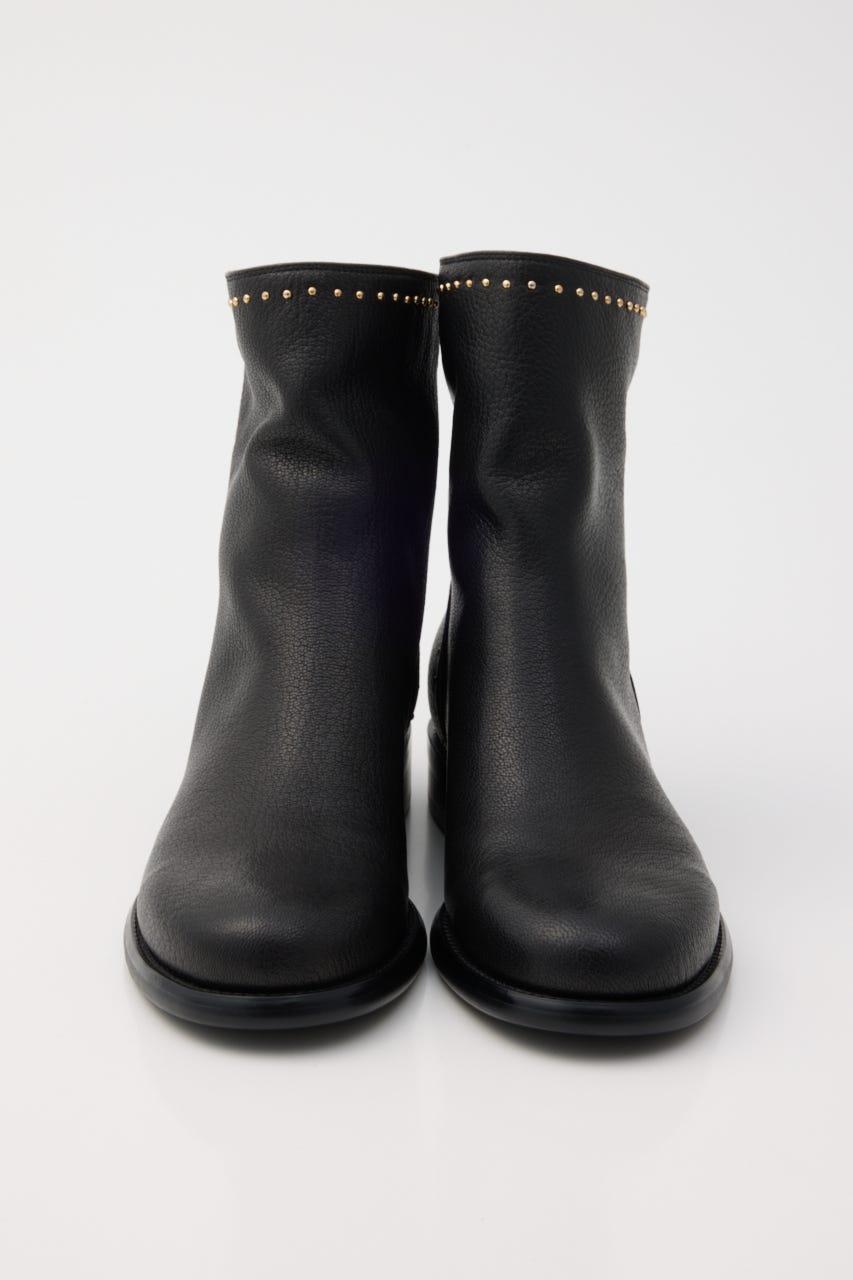 インボアスタッズミドルブーツ BLK 25.0cm