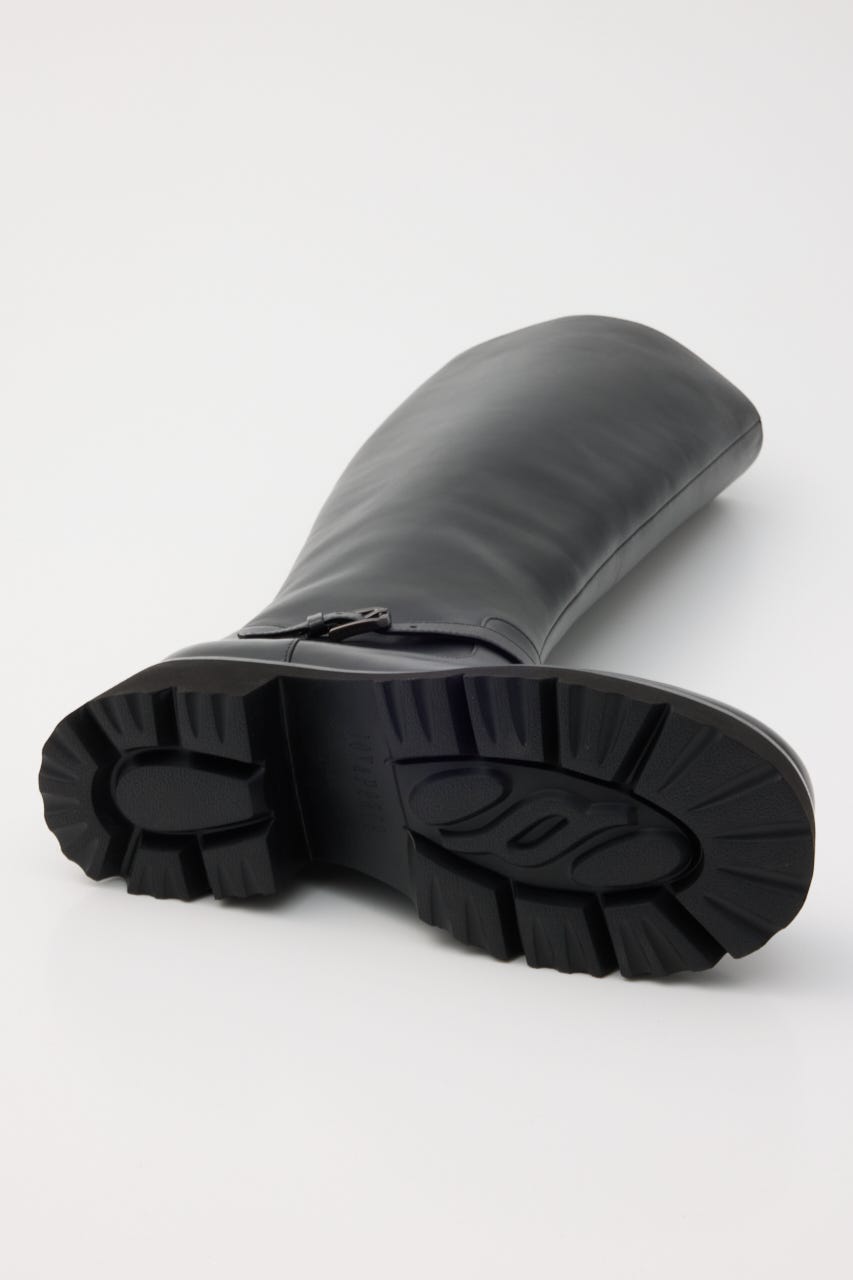 ジニーロングブーツ BLK 22.5cm