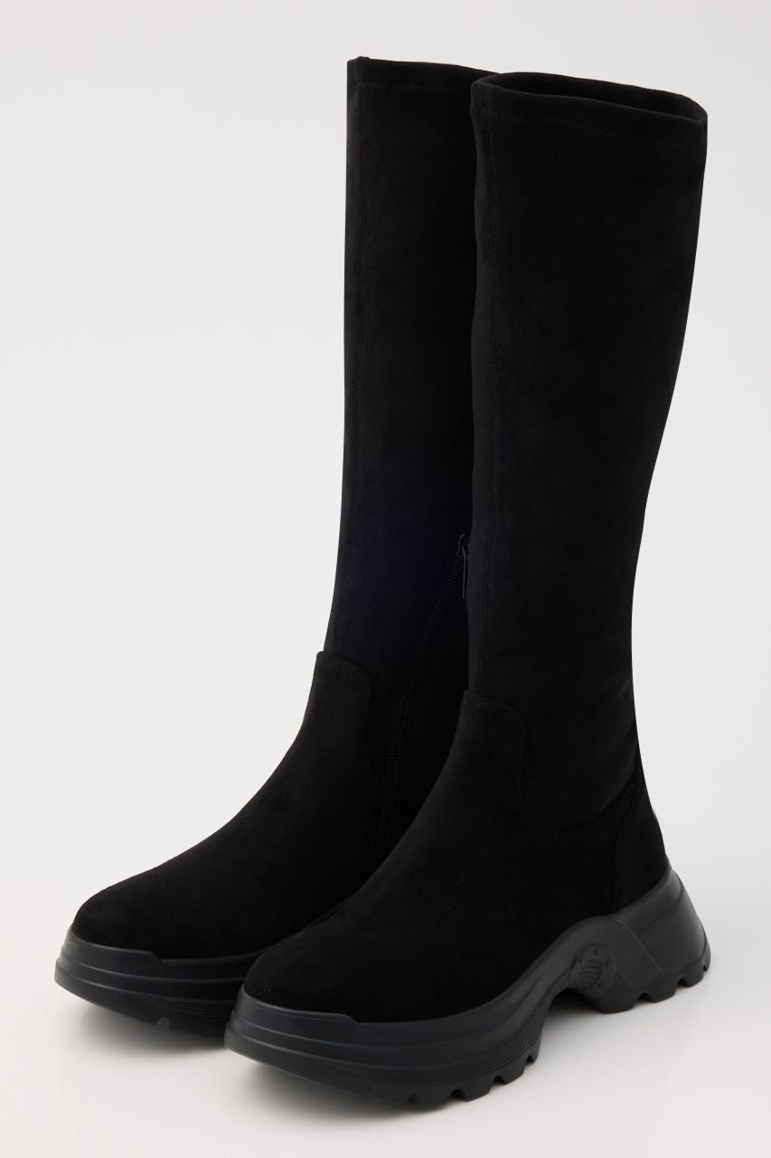 ネローストレッチヒートニーブーツ D/BLK 24.5cm
