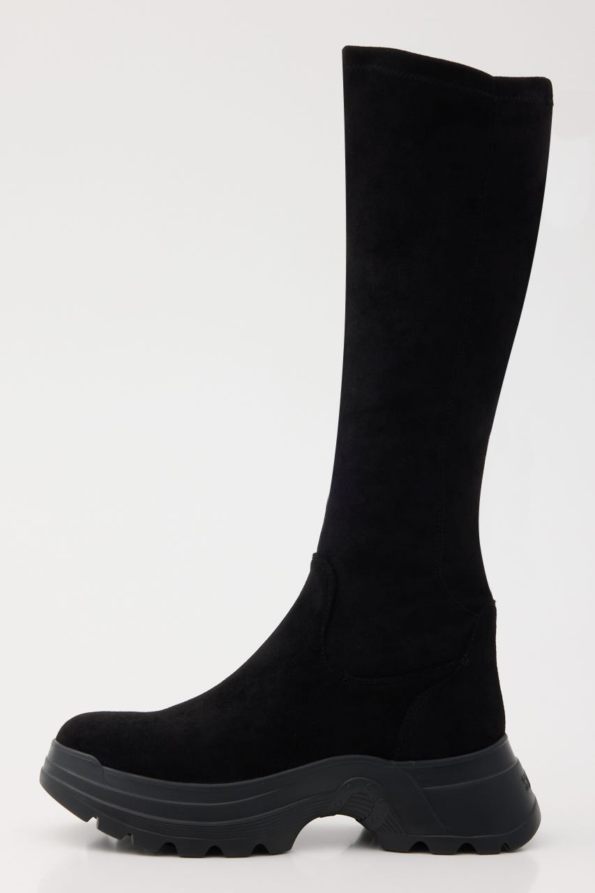 ネローストレッチヒートニーブーツ D/BLK 24.5cm