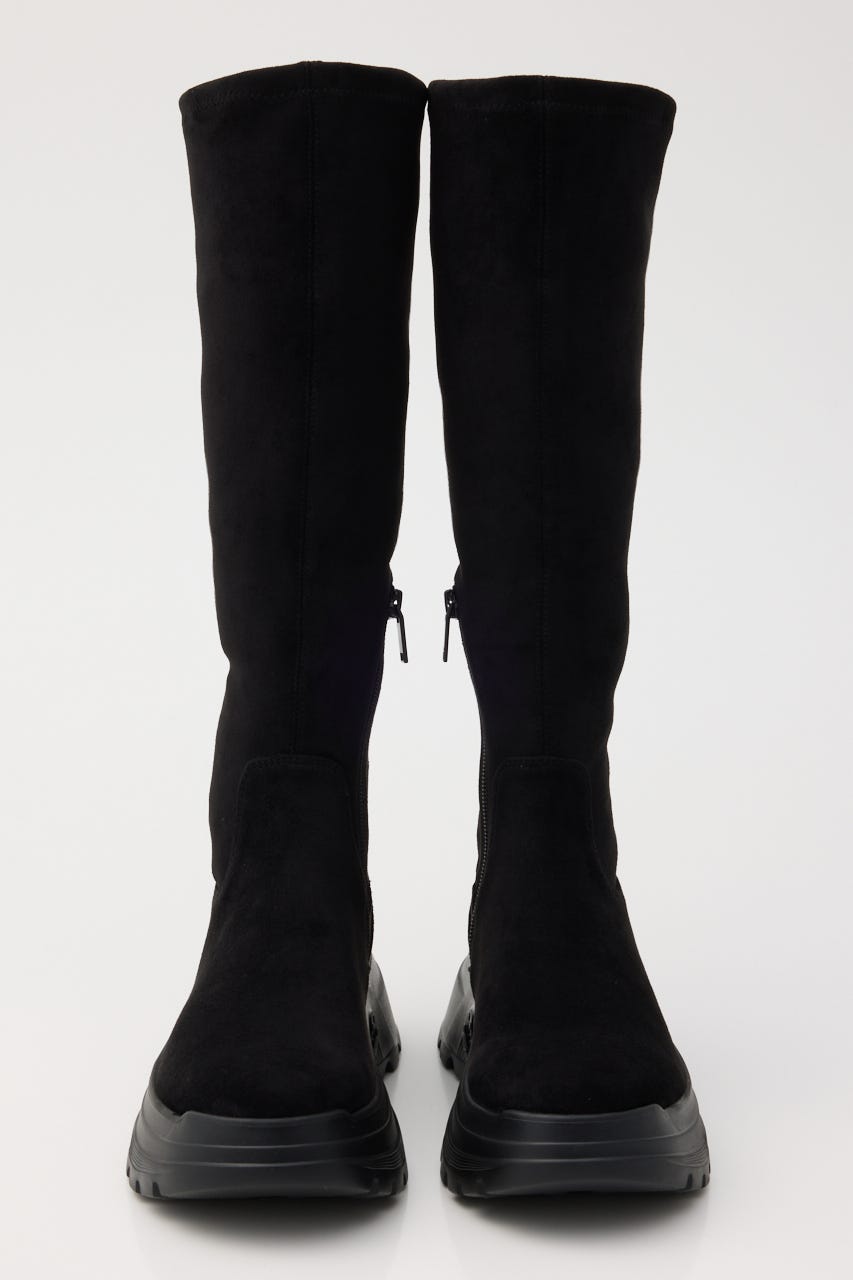 ネローストレッチヒートニーブーツ D/BLK 24.5cm