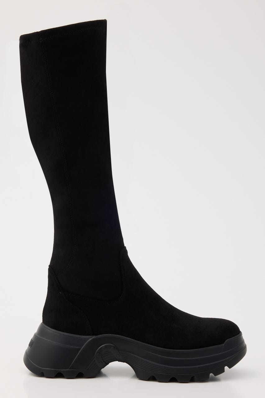 ネローストレッチヒートニーブーツ D/BLK 24.5cm