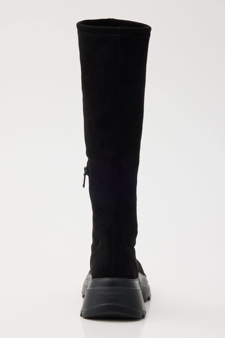 ネローストレッチヒートニーブーツ D/BLK 24.5cm