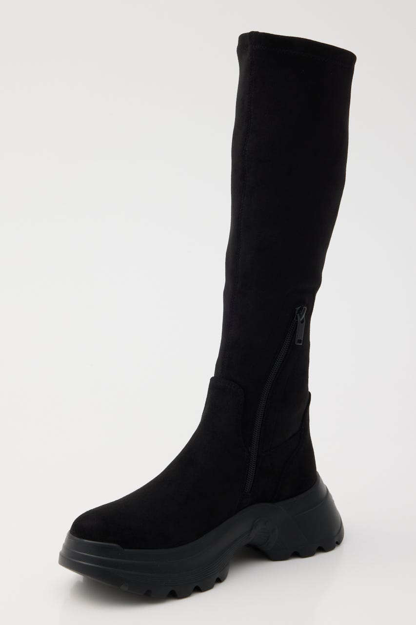 ネローストレッチヒートニーブーツ D/BLK 24.5cm