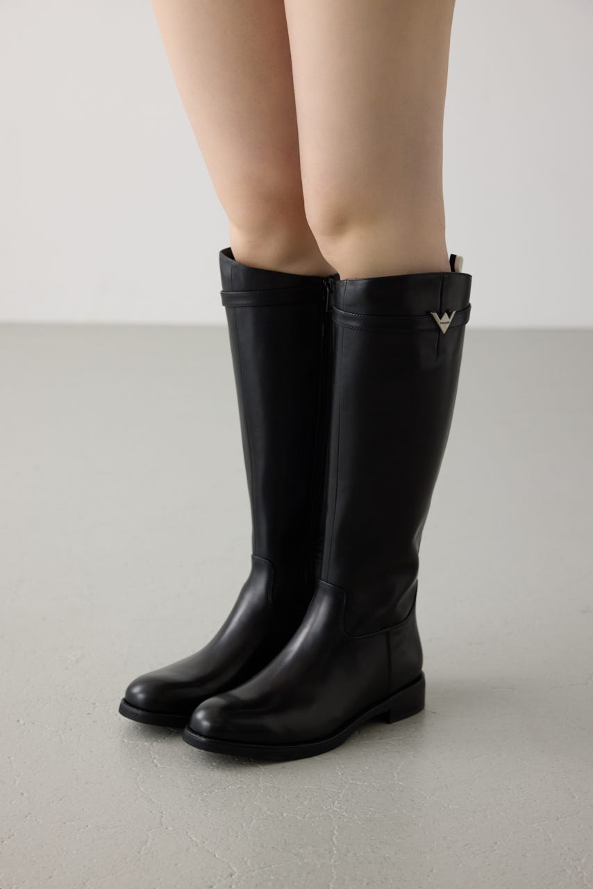 【VERA WANG×ST】 long-boots BLK 23.0cm