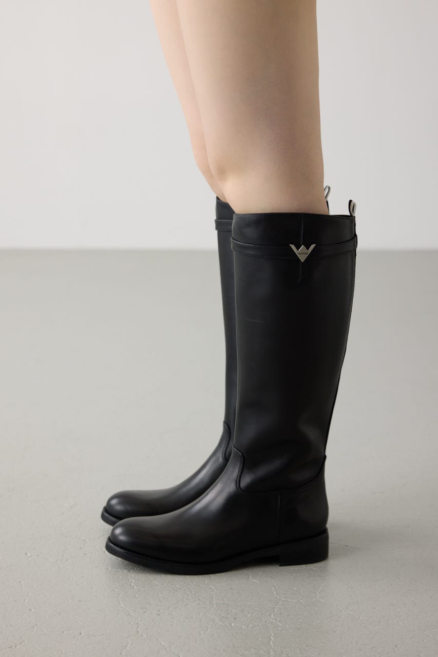 【VERA WANG×ST】 long-boots BLK 23.0cm