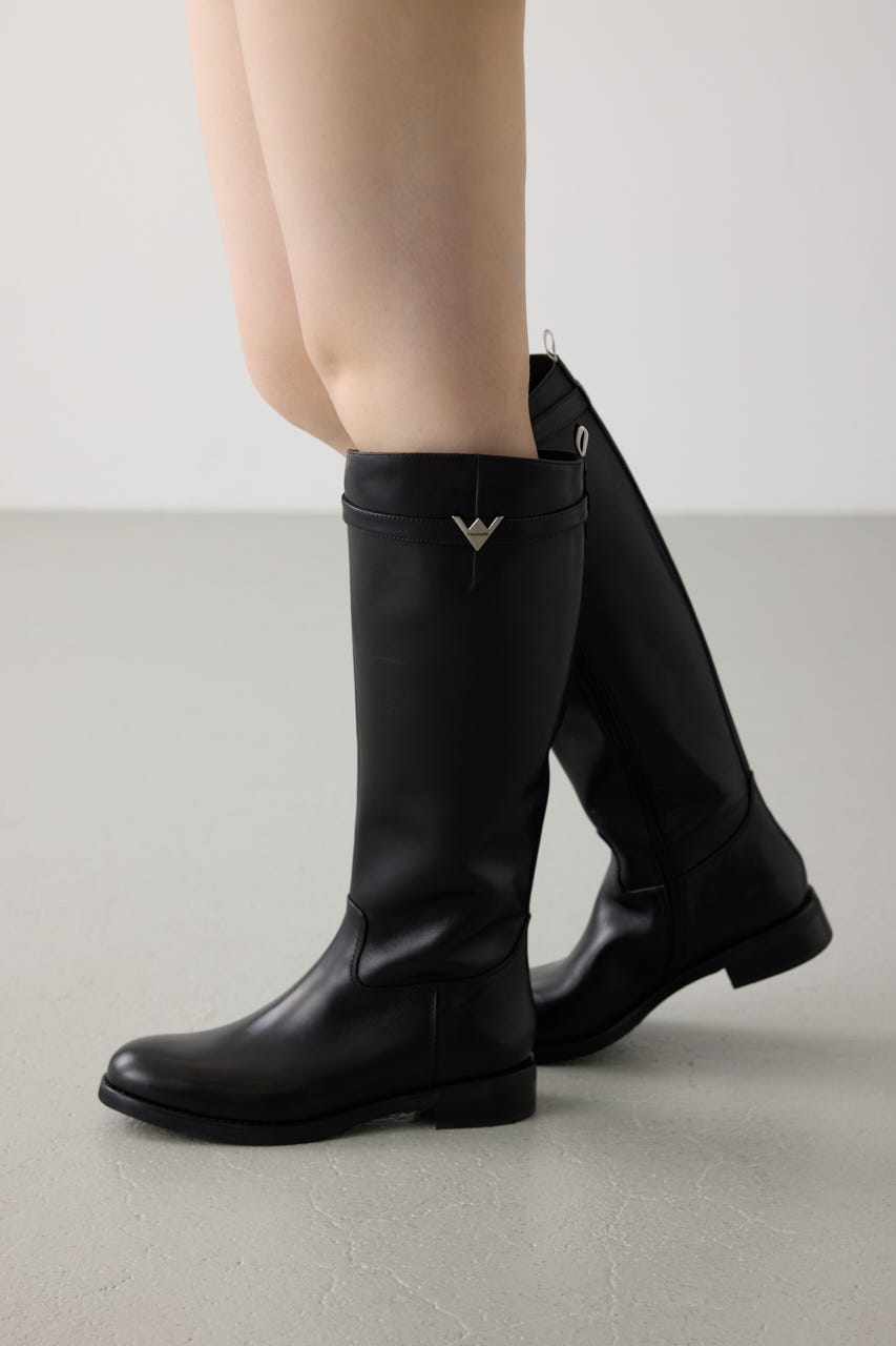 【VERA WANG×ST】 long-boots BLK 23.0cm