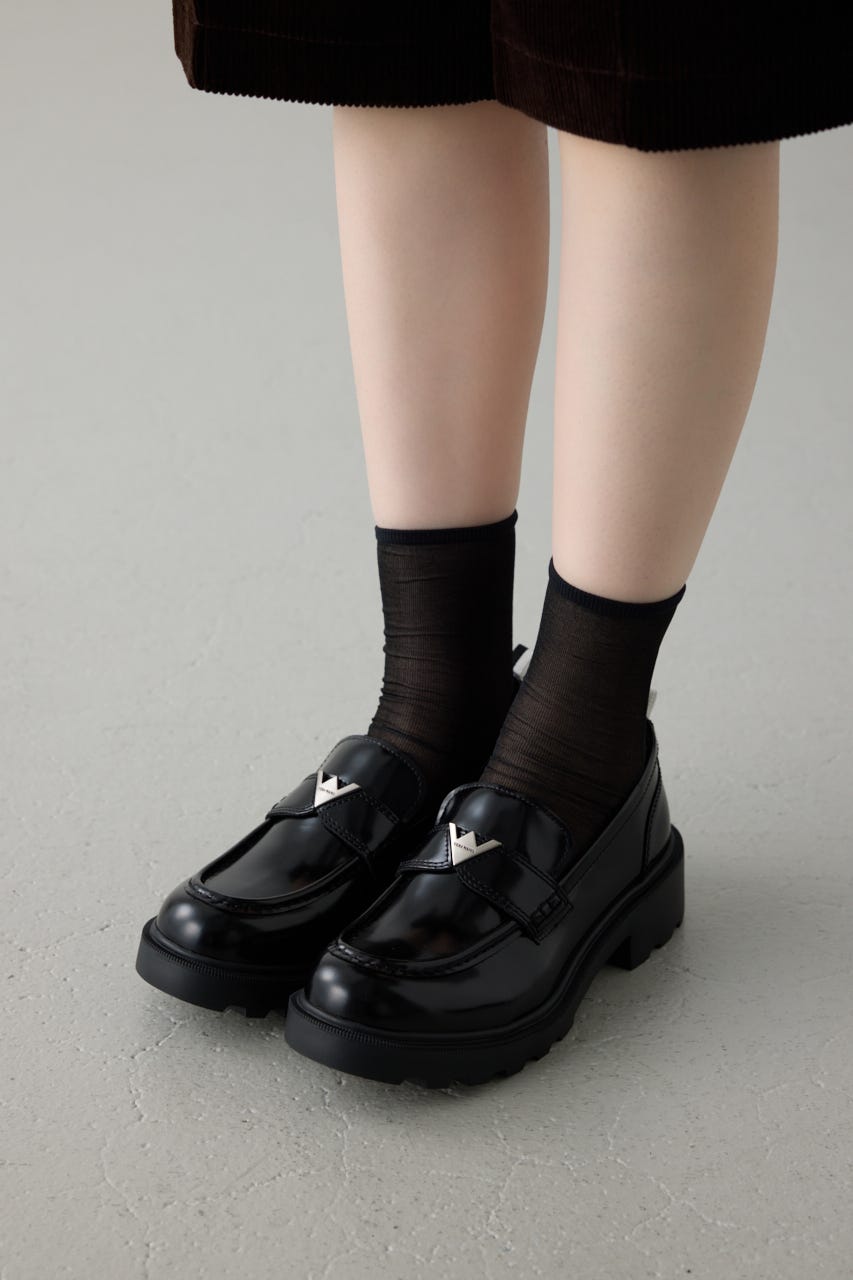 【VERA WANG×ST】 loafer BLK 22.5cm