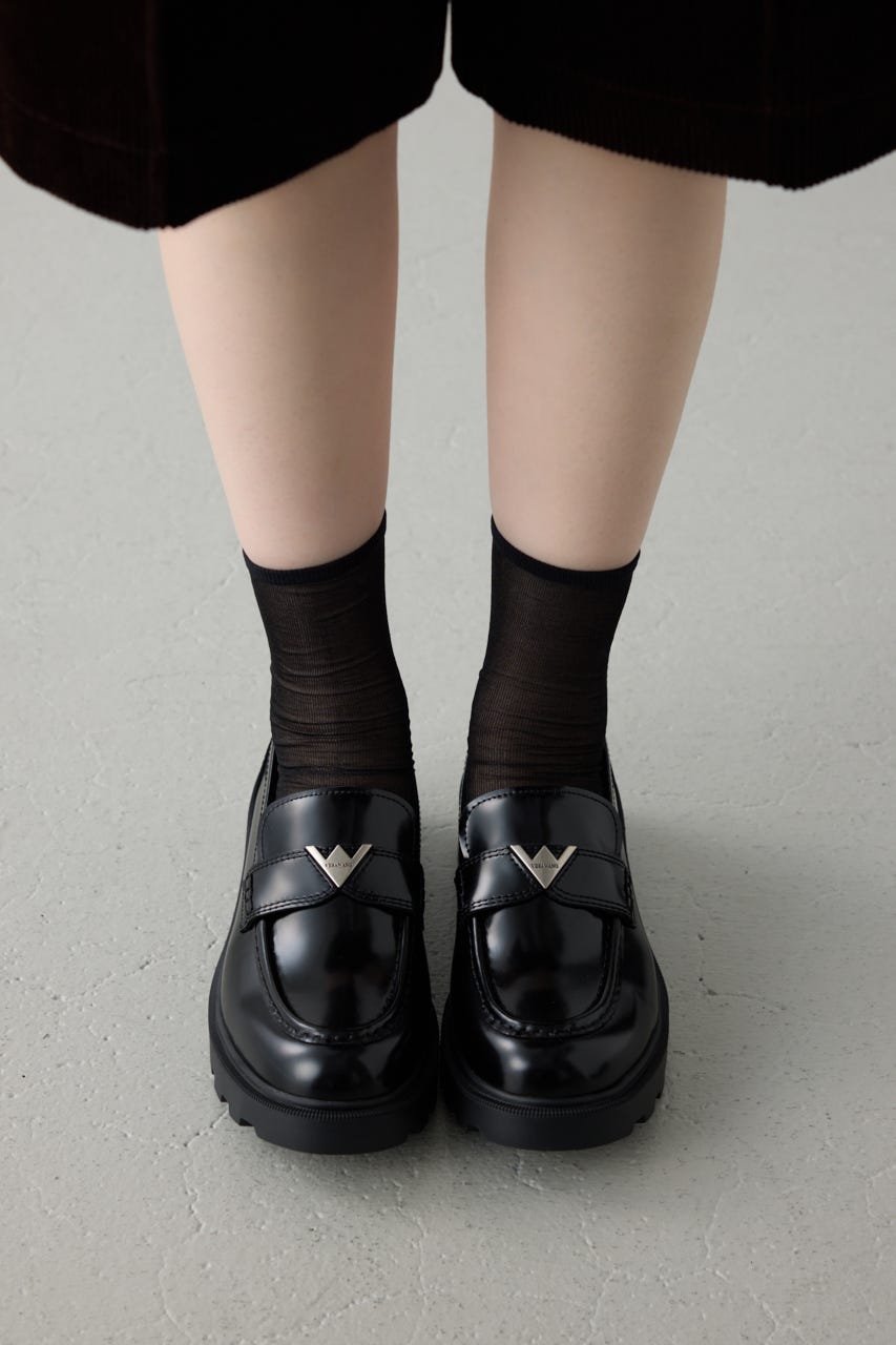 【VERA WANG×ST】 loafer BLK 22.5cm