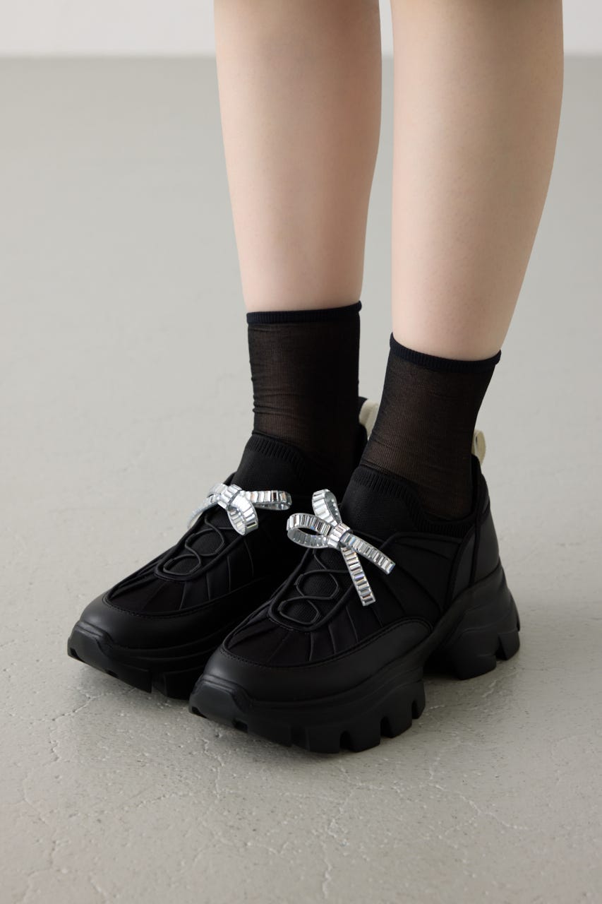 【VERA WANG×ST】 sneakers BLK 22.5cm