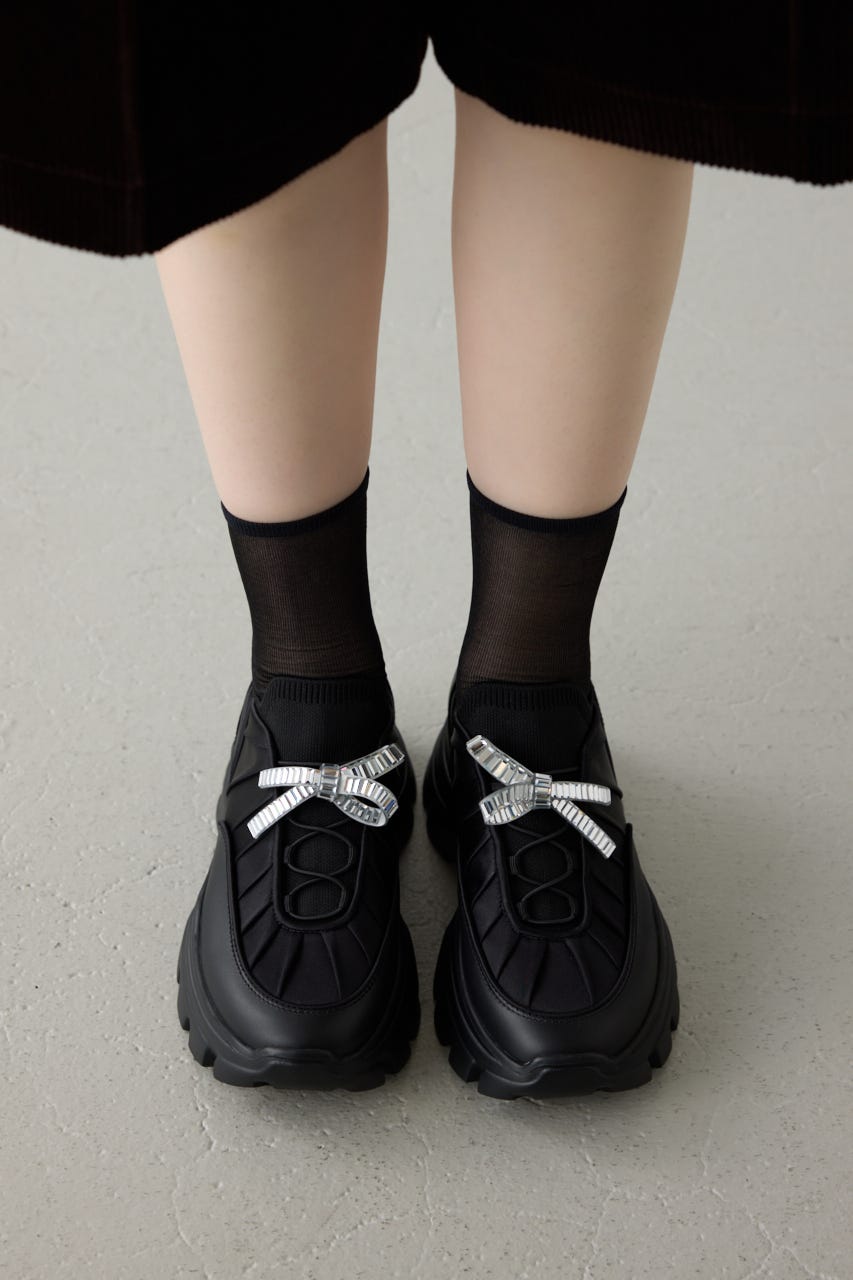 【VERA WANG×ST】 sneakers BLK 22.5cm