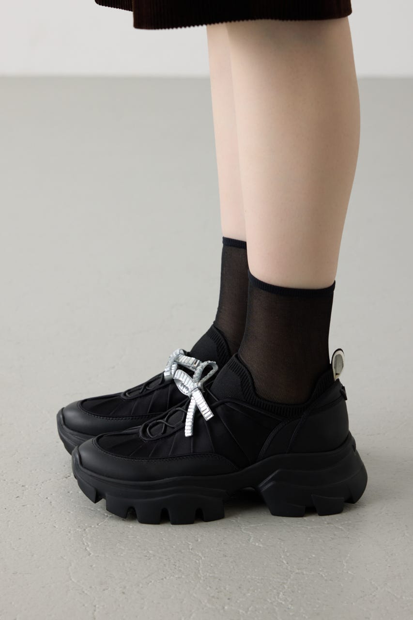 【VERA WANG×ST】 sneakers BLK 22.5cm