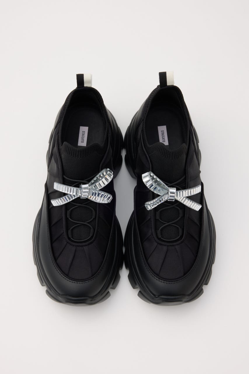 【VERA WANG×ST】 sneakers BLK 22.5cm