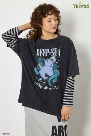 (ディズニー ヴィランズ)レイヤードTシャツ