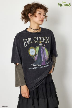 (ディズニー ヴィランズ)レイヤードTシャツ