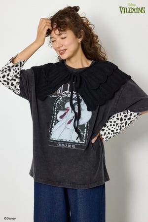 (ディズニー ヴィランズ)レイヤードTシャツ
