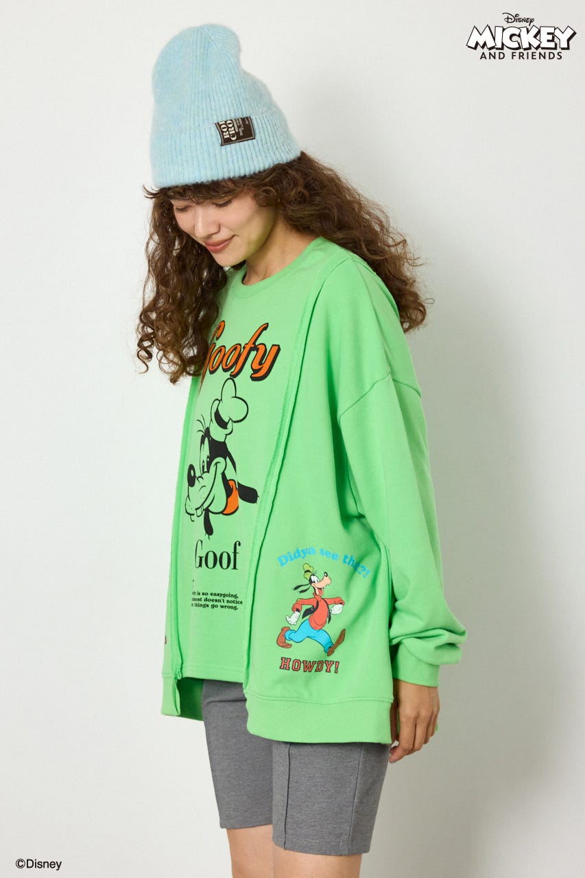 (ミッキー＆フレンズ)ドッキングトップス GRN FREE