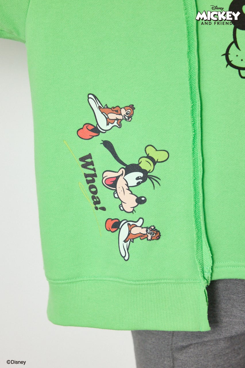 (ミッキー＆フレンズ)ドッキングトップス GRN FREE