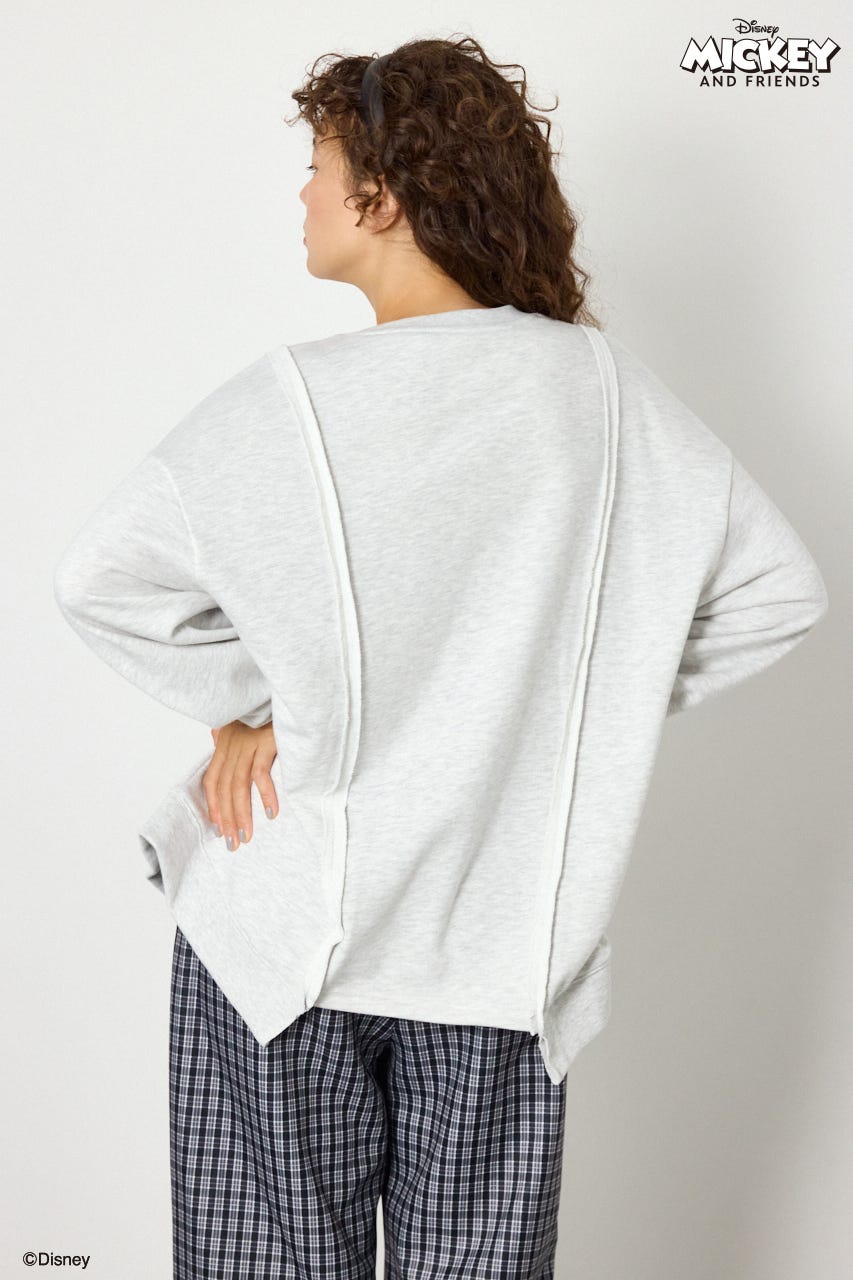 (ミッキー＆フレンズ)ドッキングトップス L/T.GRY FREE