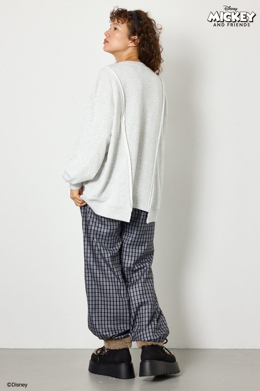 (ミッキー＆フレンズ)ドッキングトップス L/T.GRY FREE
