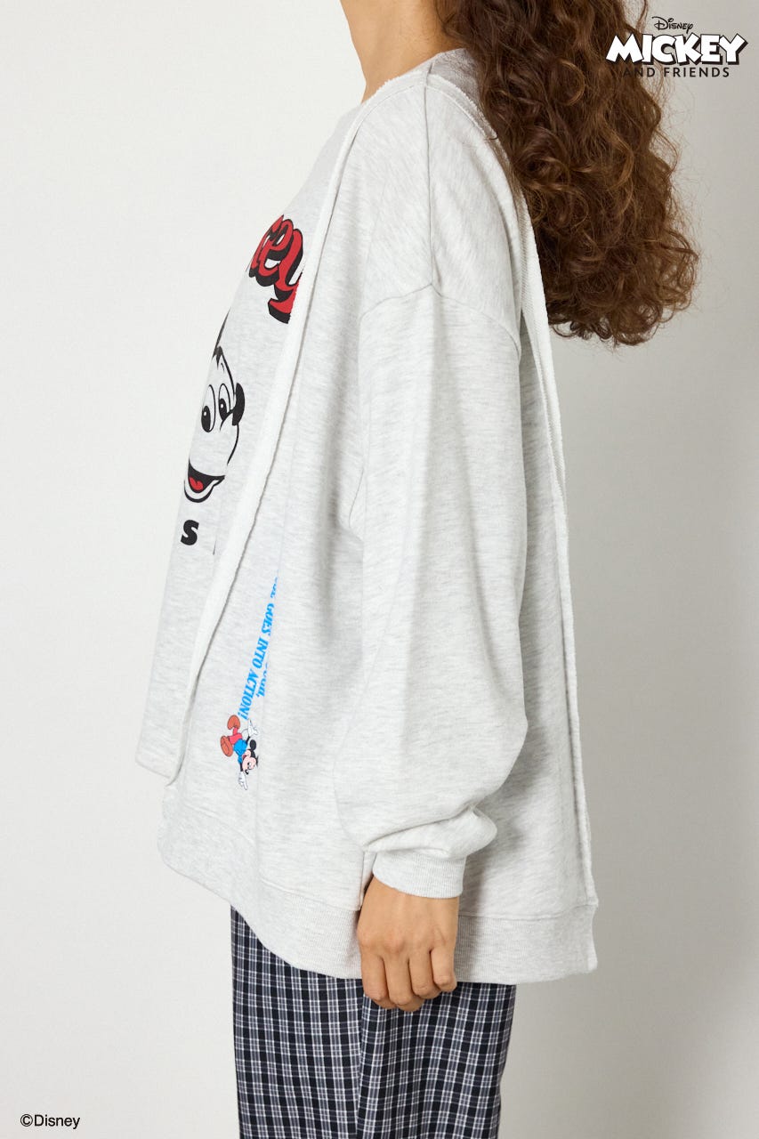 (ミッキー＆フレンズ)ドッキングトップス L/T.GRY FREE