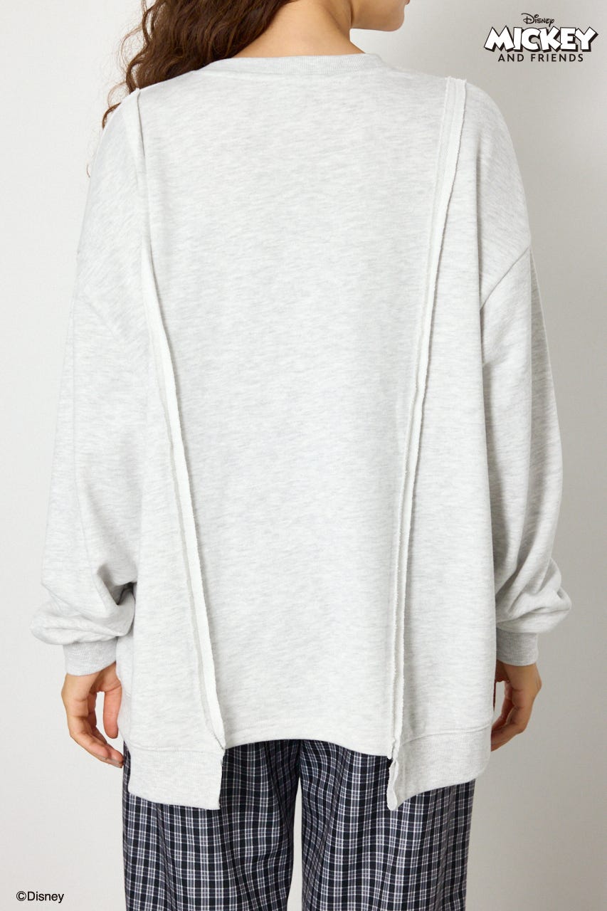 (ミッキー＆フレンズ)ドッキングトップス L/T.GRY FREE