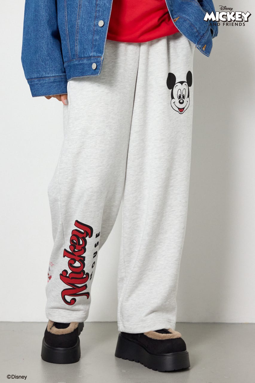 (ミッキー＆フレンズ)スウェットパンツ L/T.GRY S