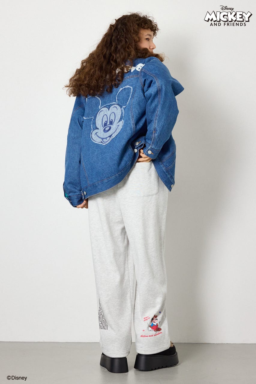(ミッキー＆フレンズ)スウェットパンツ L/T.GRY S