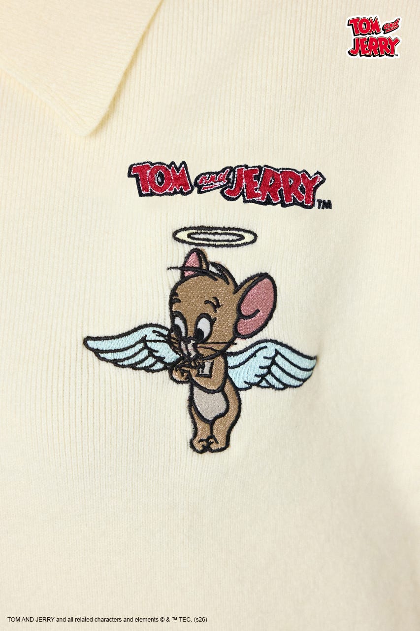 (TOM and JERRY)ニットカーディガン IVOY FREE