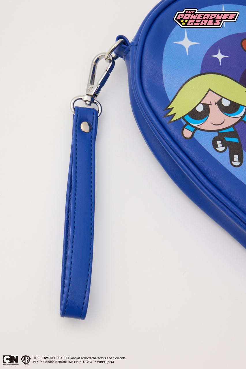 (パワーパフ ガールズ)ハートポーチ BLU FREE