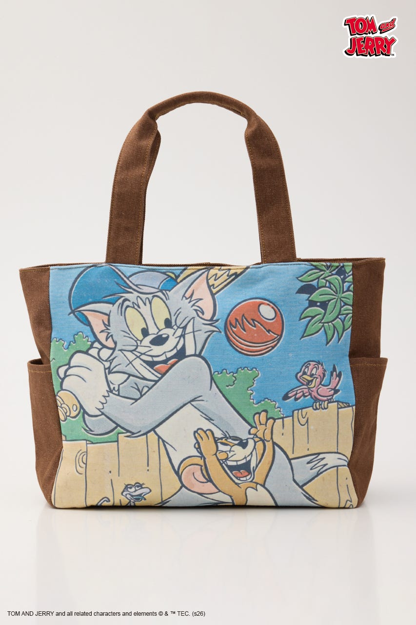 (TOM and JERRY)デニムドッキングトート BRN FREE