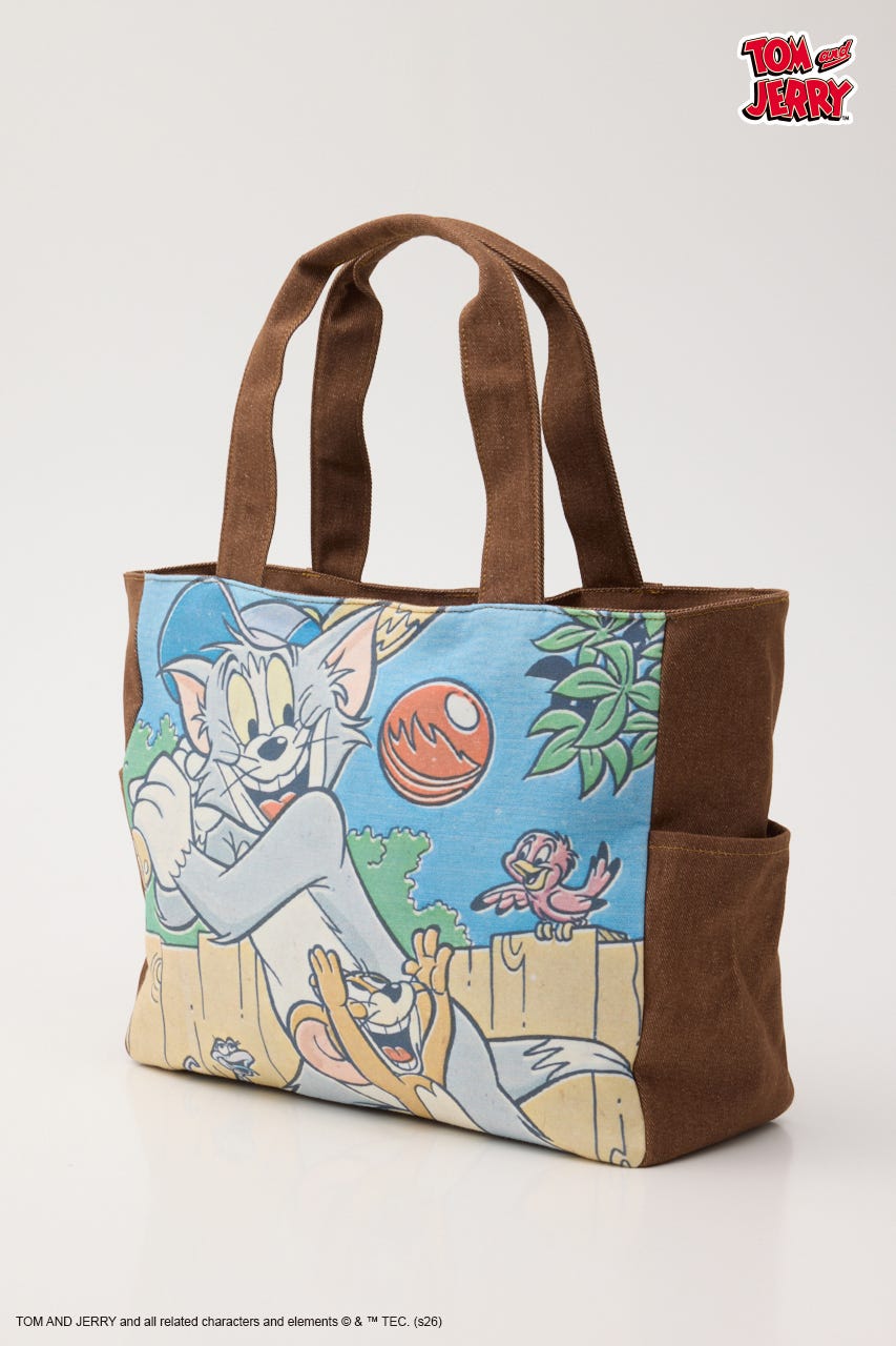 (TOM and JERRY)デニムドッキングトート BRN FREE