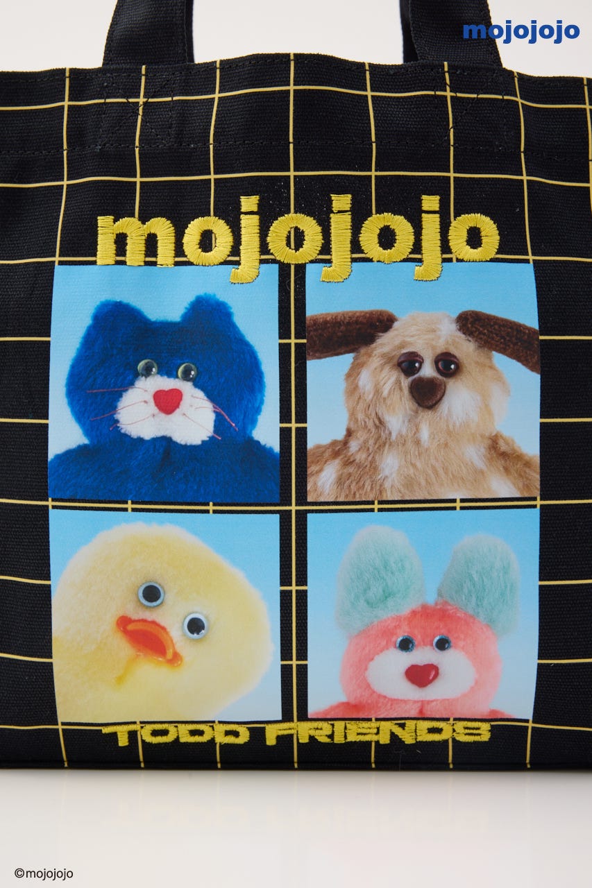 (mojojojo)トートバッグ BLK FREE