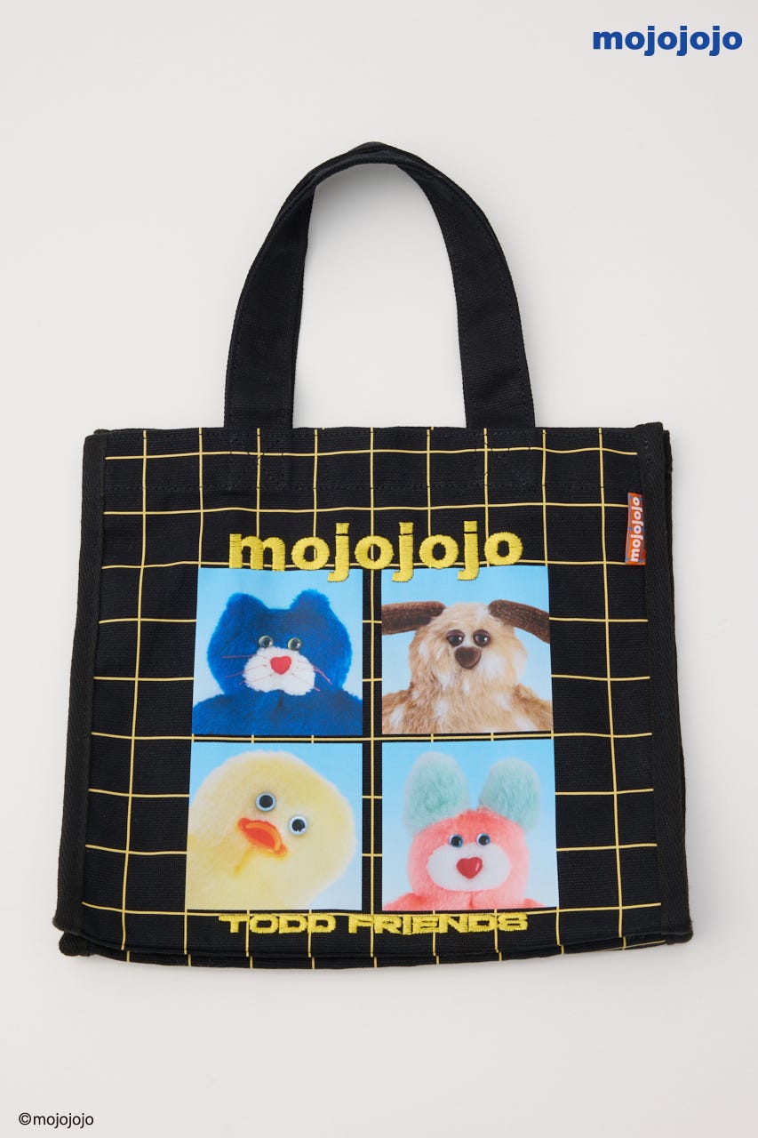 (mojojojo)トートバッグ BLK FREE