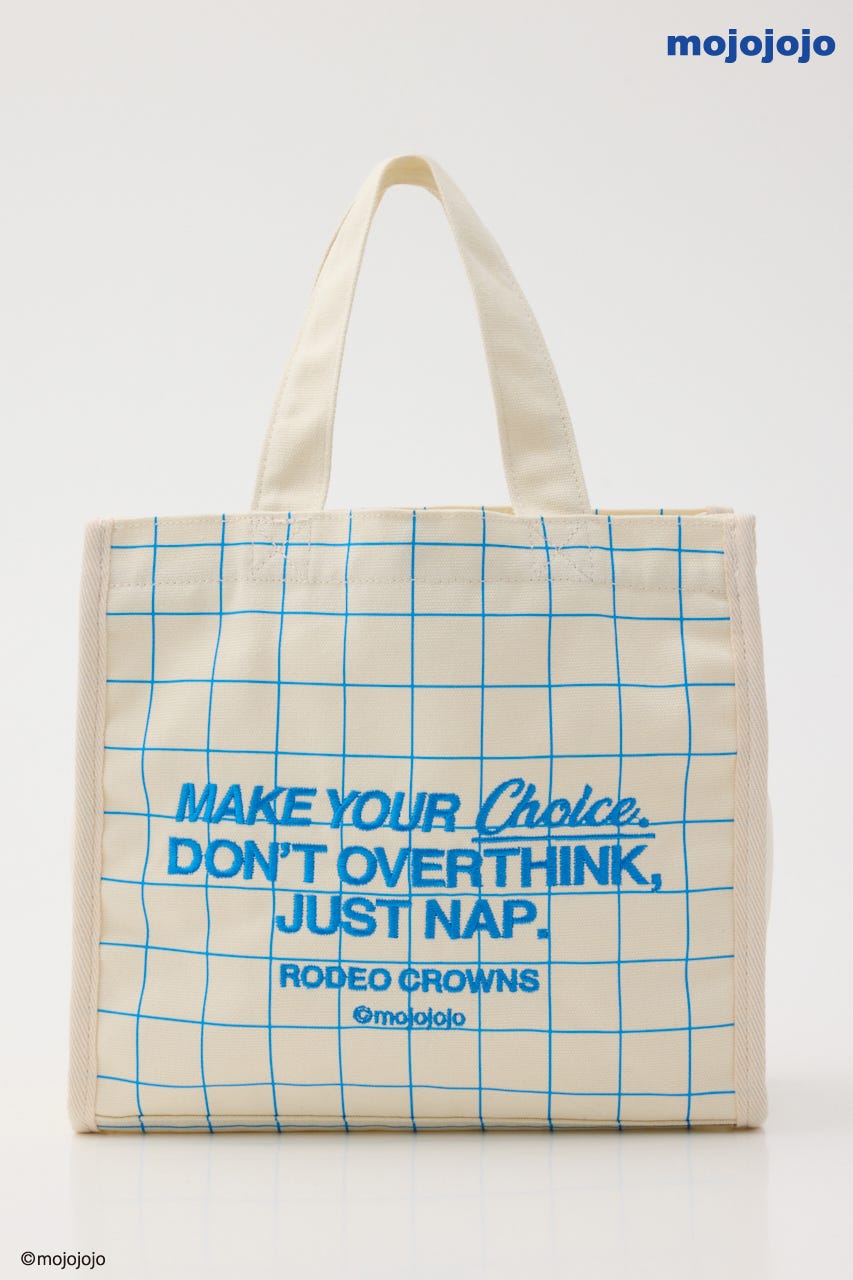 (mojojojo)トートバッグ O/WHT FREE
