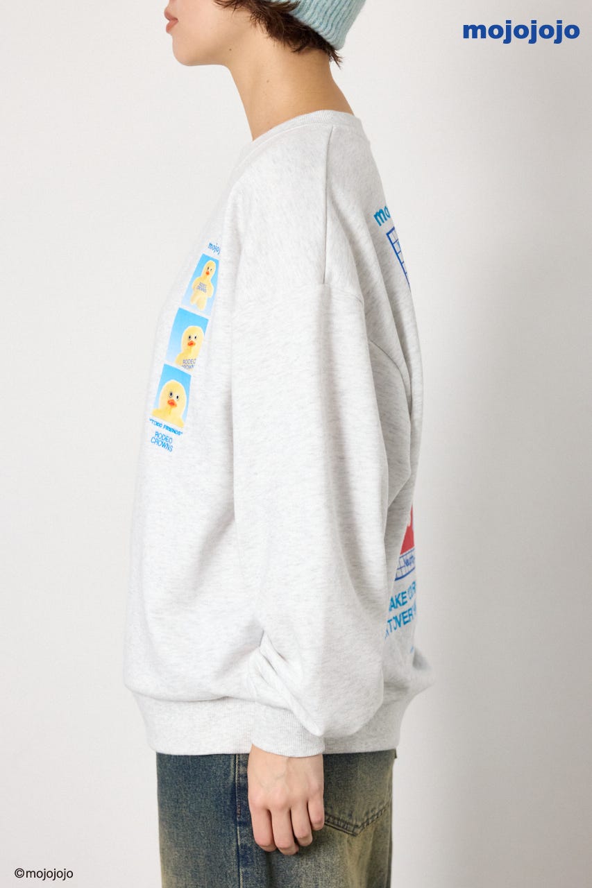 (mojojojo)スウェットトップス L/T.GRY FREE