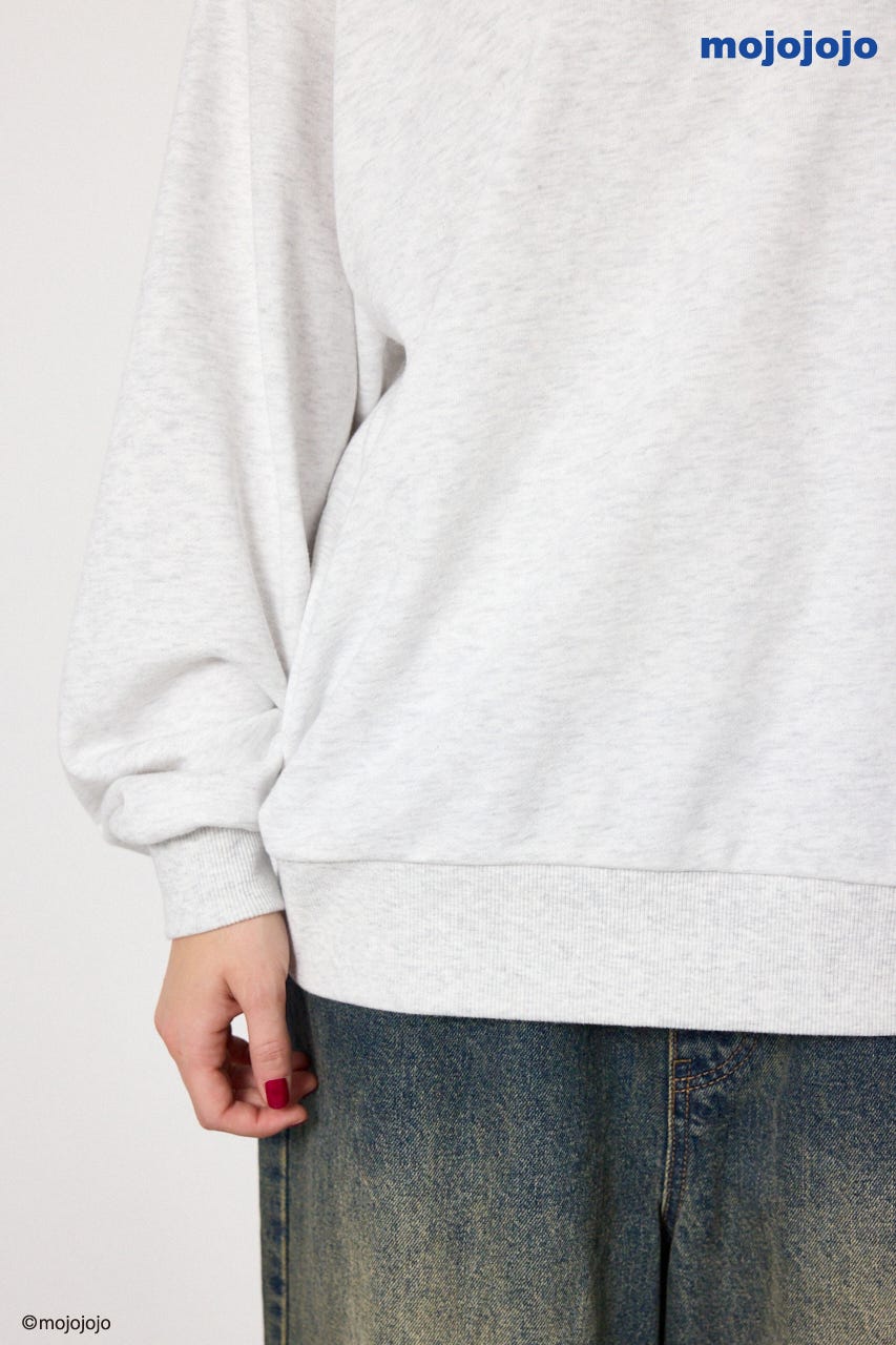 (mojojojo)スウェットトップス L/T.GRY FREE