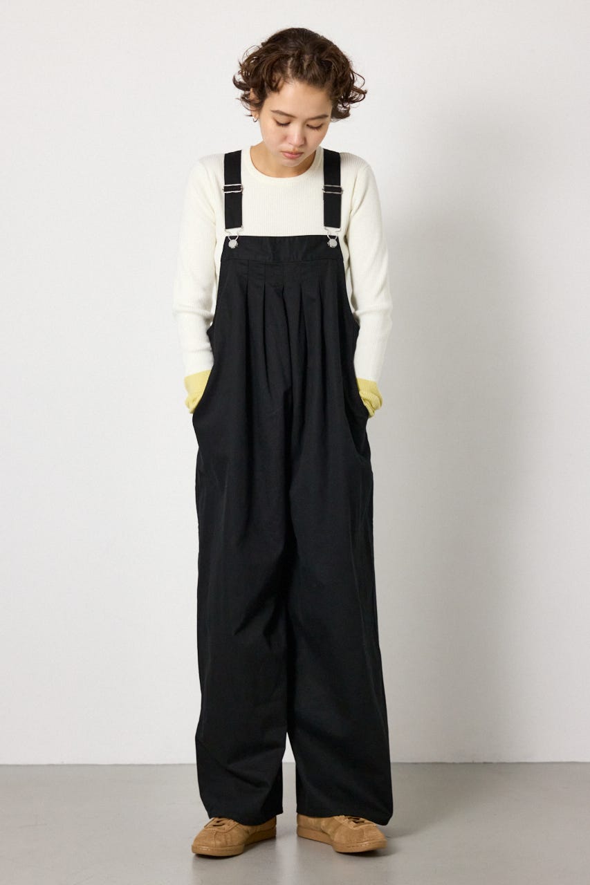 タックワイドサロペット BLK FREE