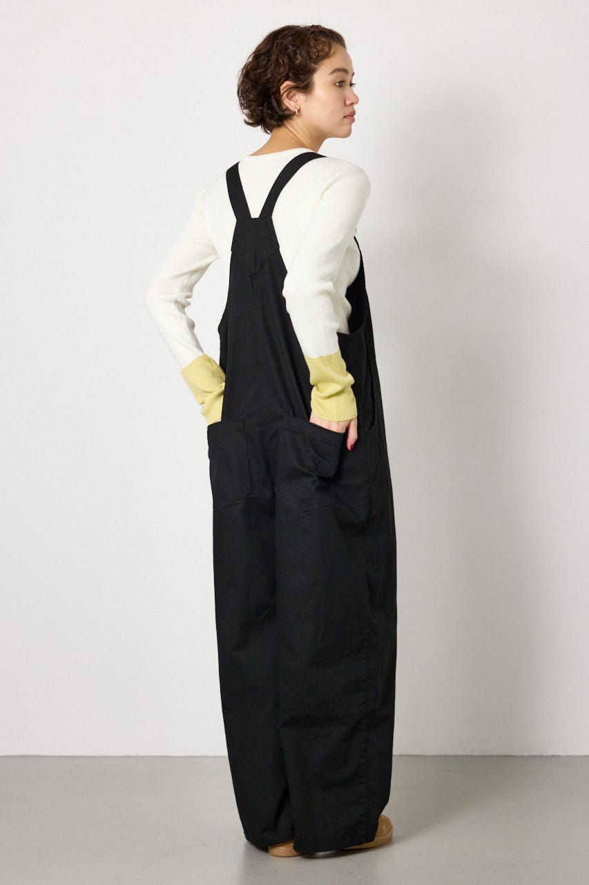 タックワイドサロペット BLK FREE